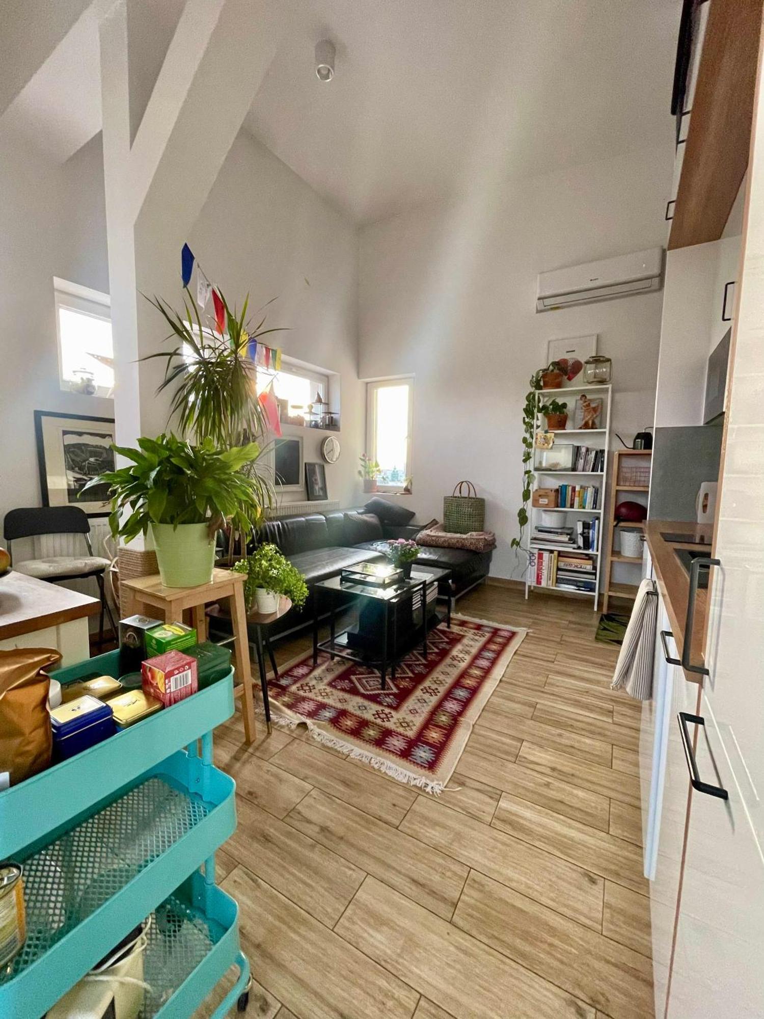 דירות ורשה Atelier W Sercu Warszawy Z Panoramicznym Widokiem מראה חיצוני תמונה